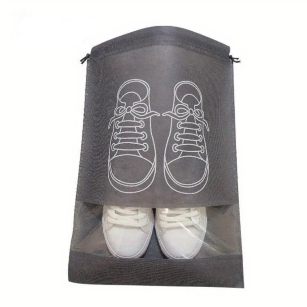 Shoe Storage Bags, NEW, Travel Shoe Protection, Gray, Set of 5